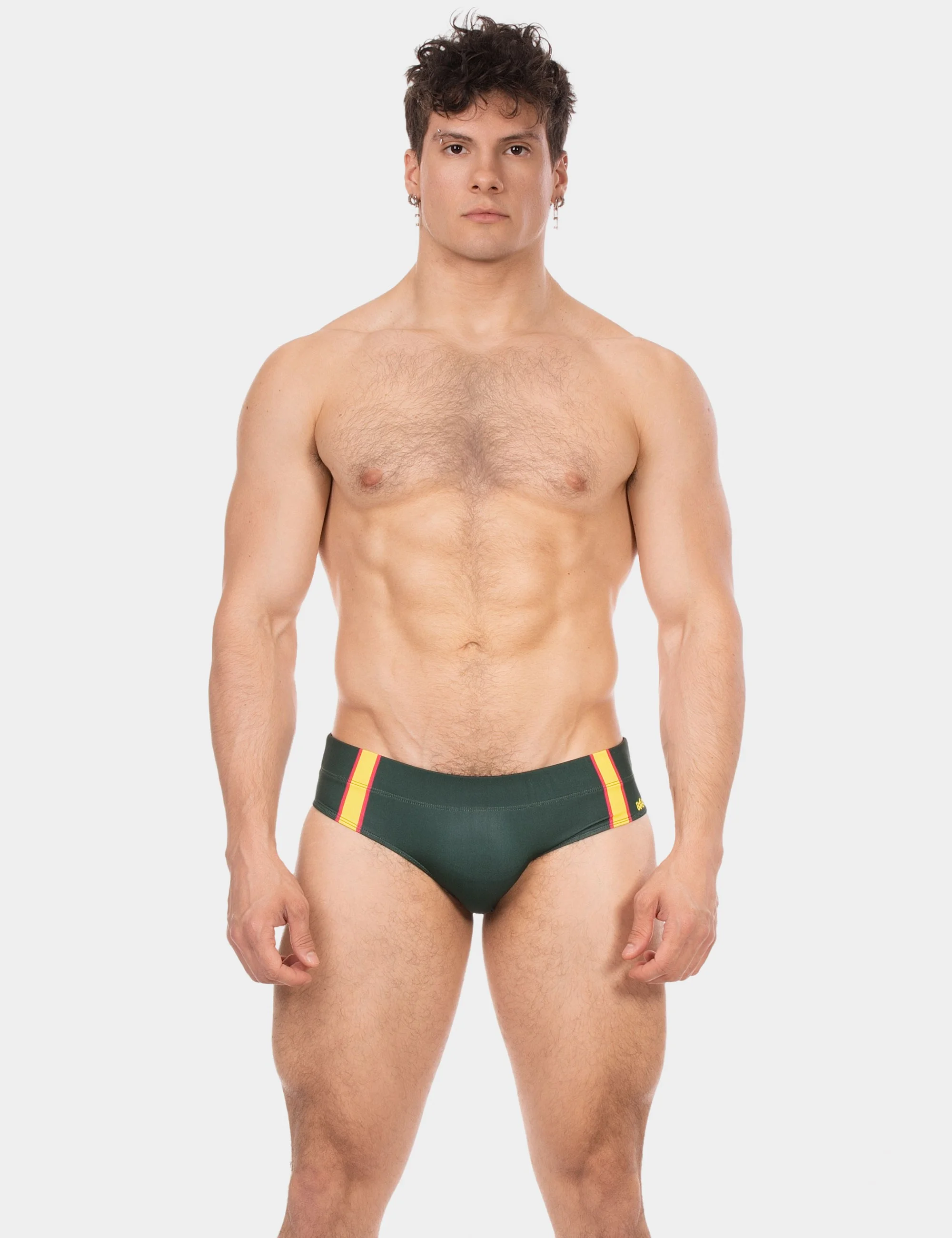 Swim Brief Slut - Army-Yellow