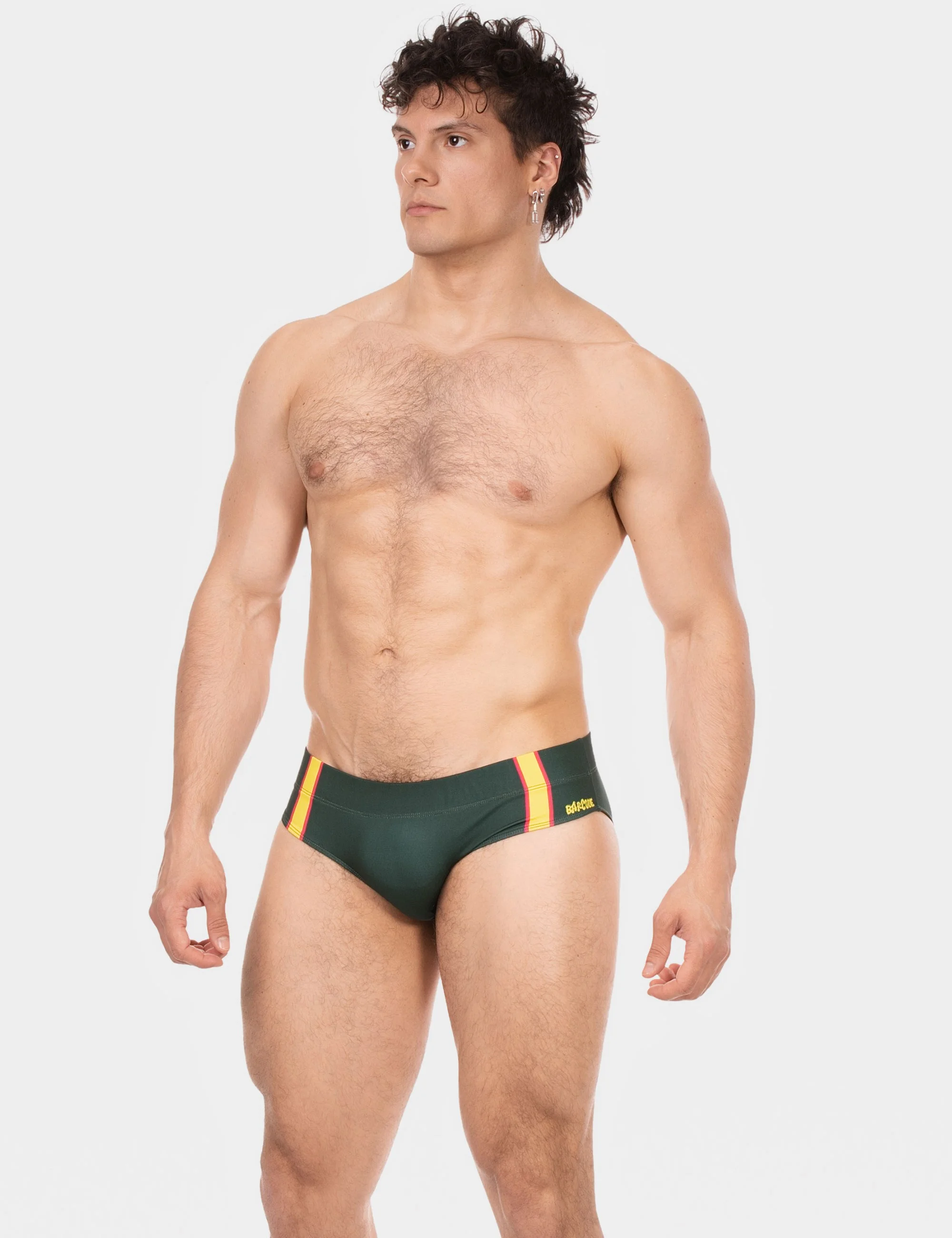 Swim Brief Slut - Army-Yellow