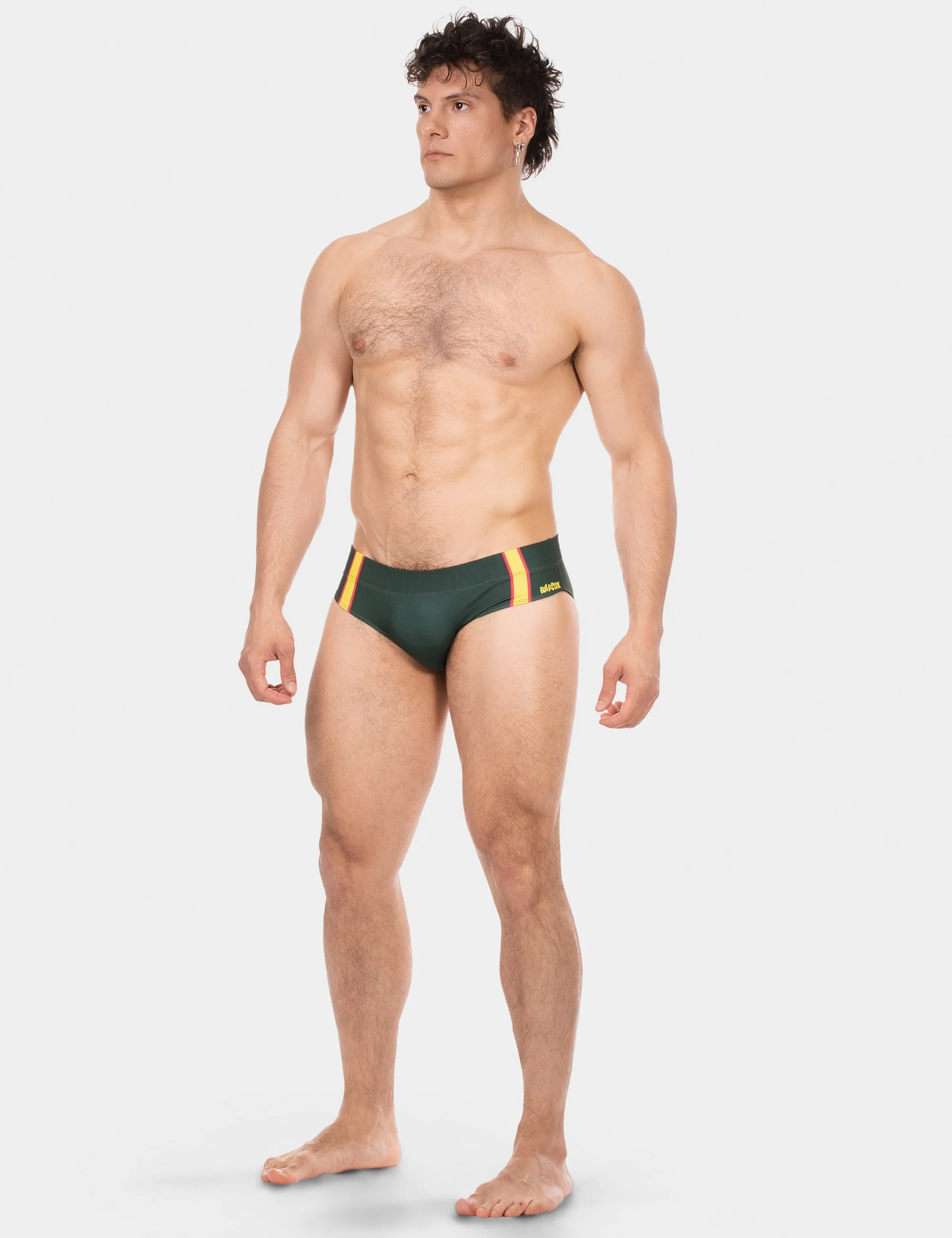 Swim Brief Slut - Army-Yellow