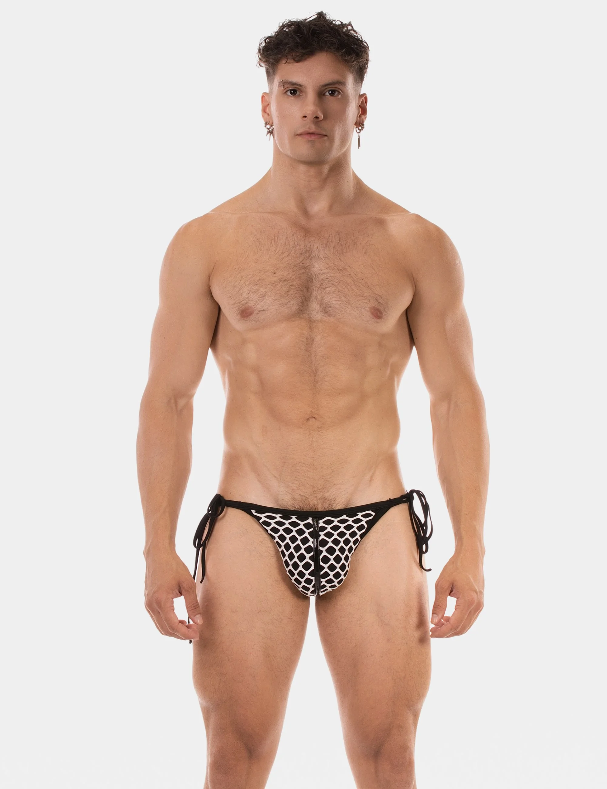 Brief Roso - White-Black