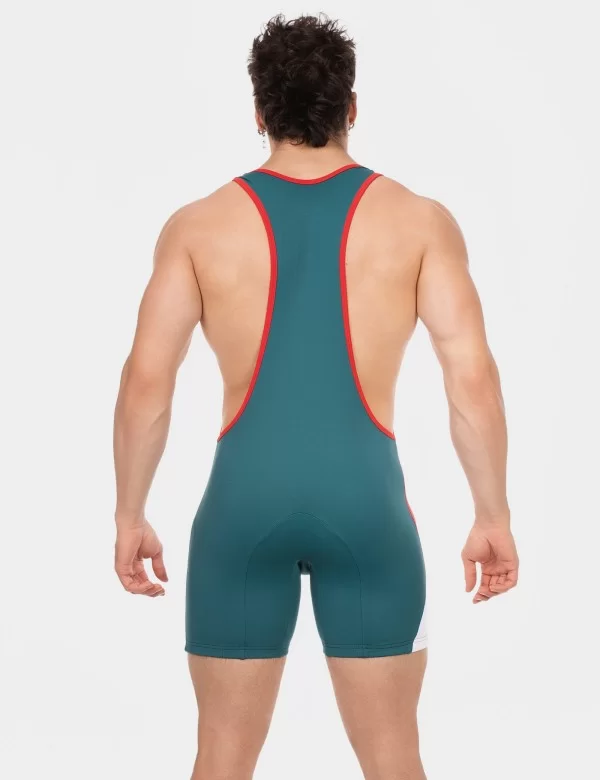 Singlet Luckenwalde - Red-White-Petrol