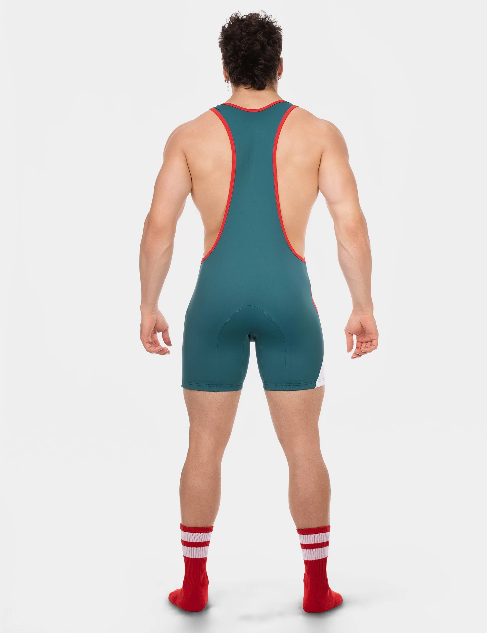 Singlet Luckenwalde - Red-White-Petrol