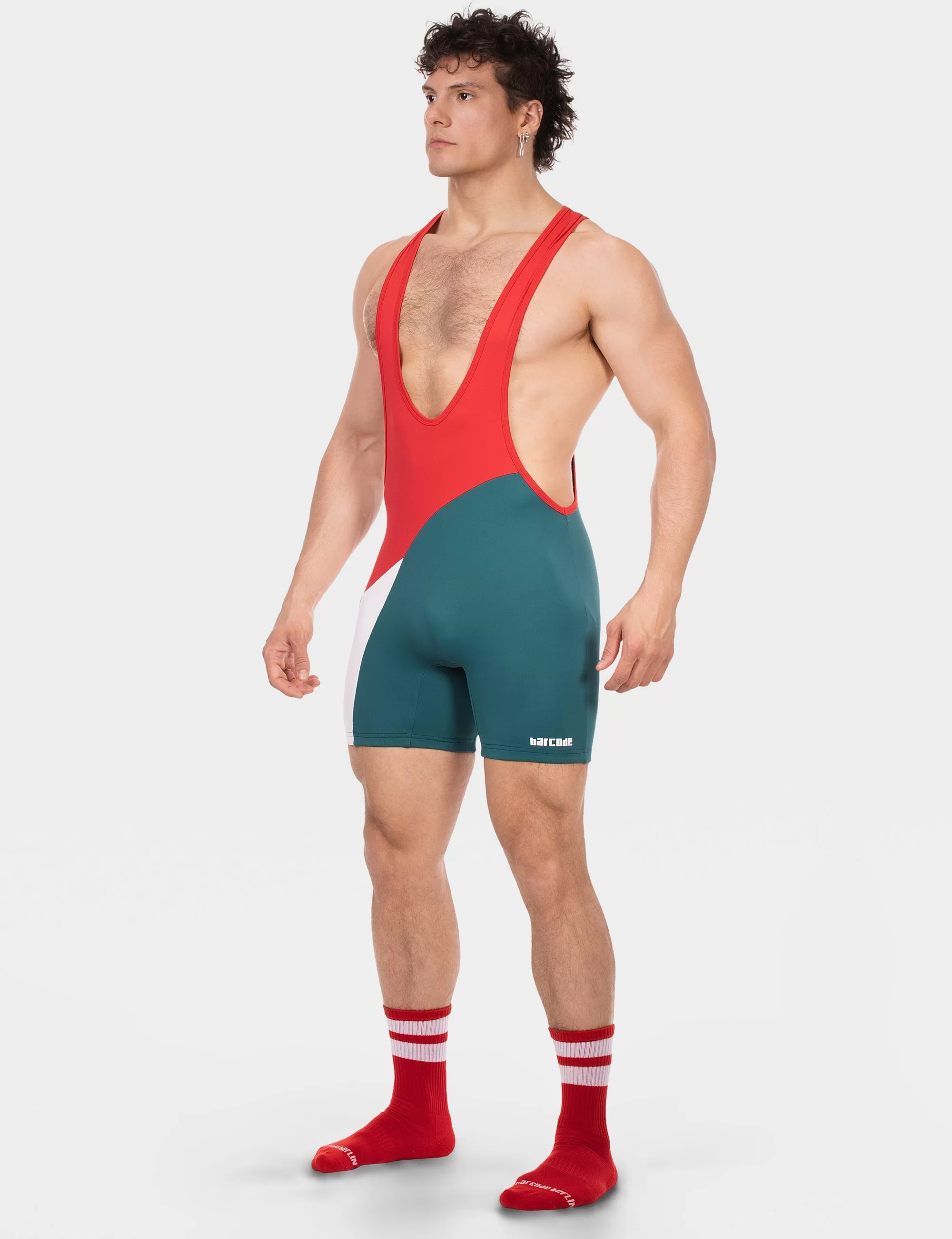 Singlet Luckenwalde - Red-White-Petrol