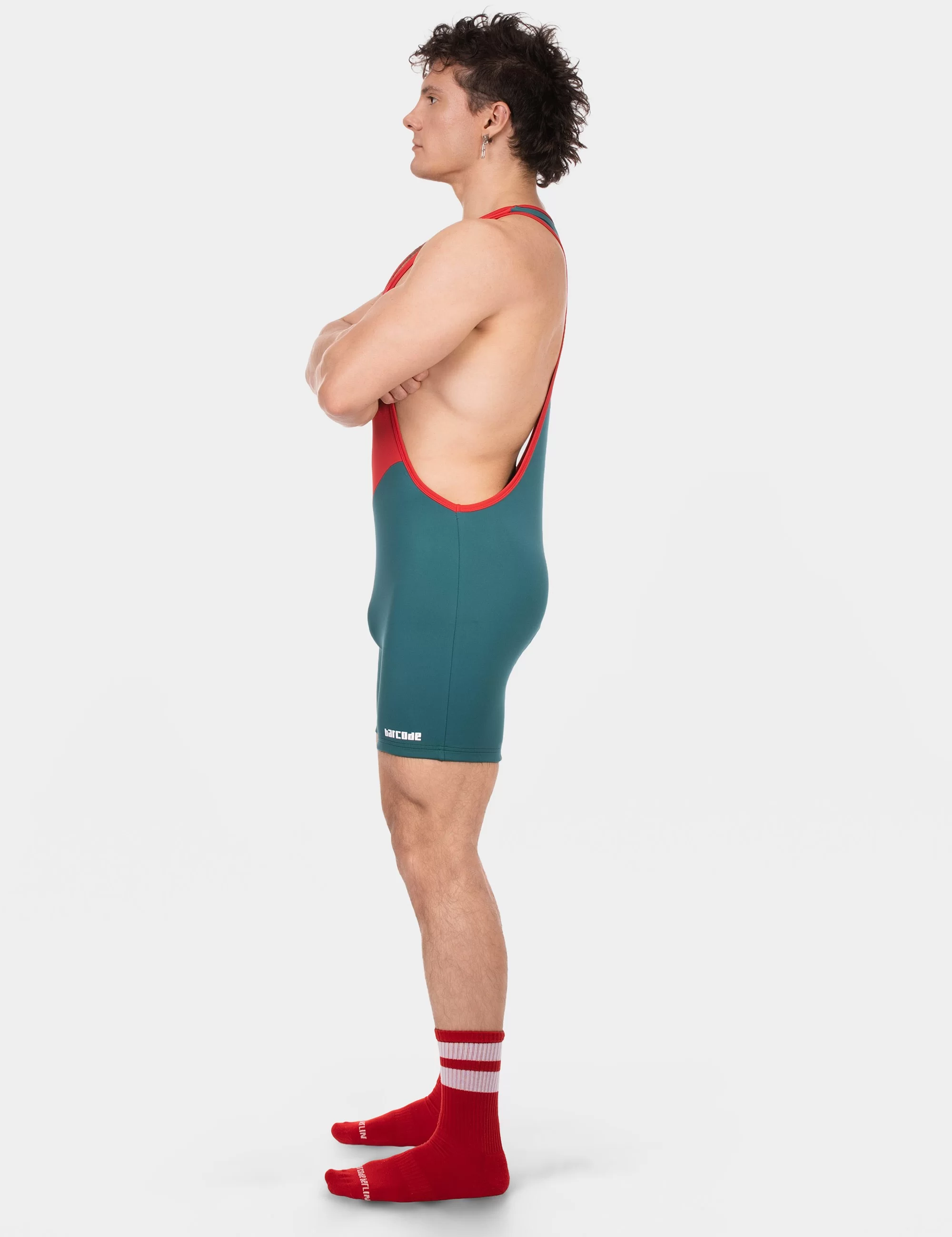 Singlet Luckenwalde - Red-White-Petrol