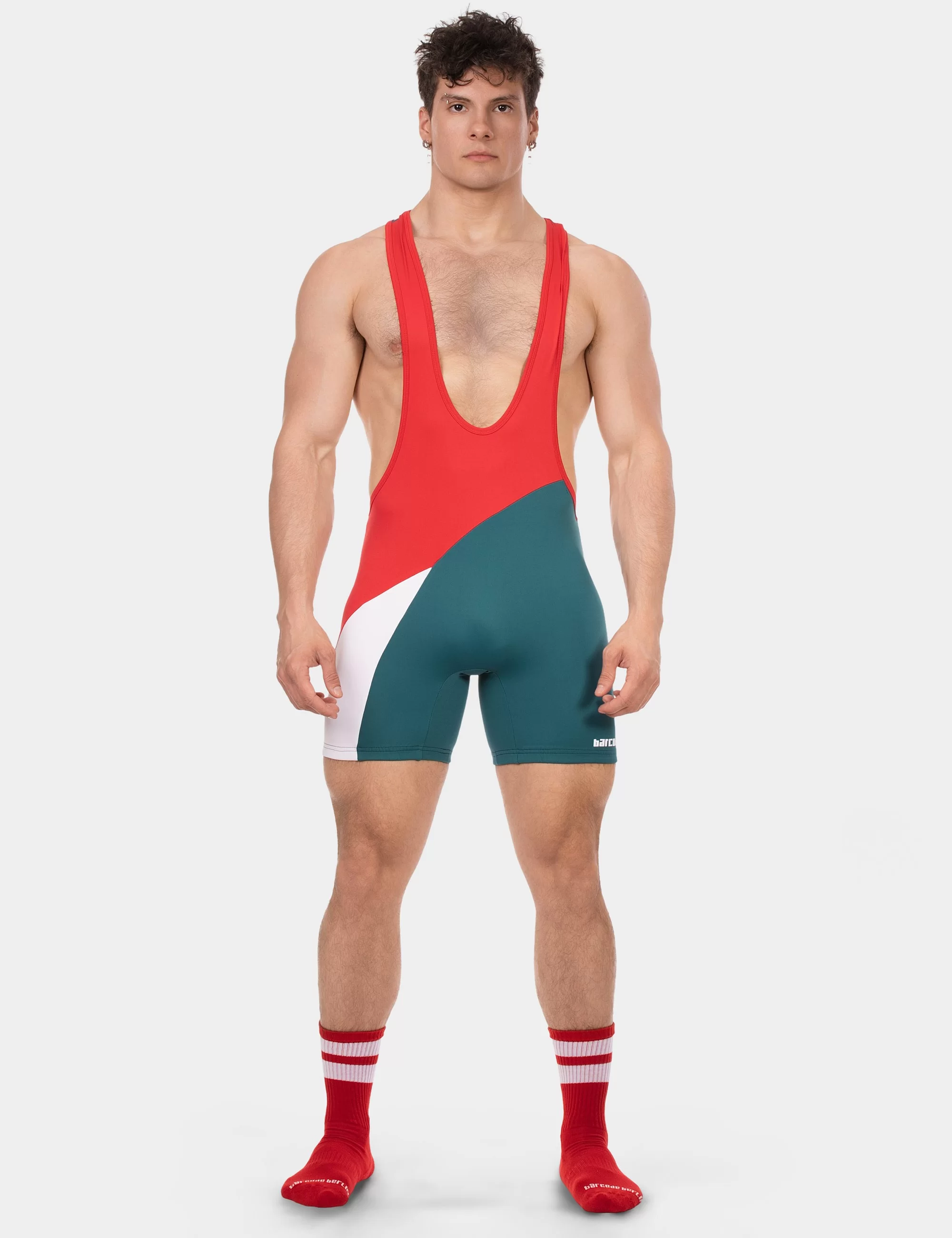 Singlet Luckenwalde - Red-White-Petrol