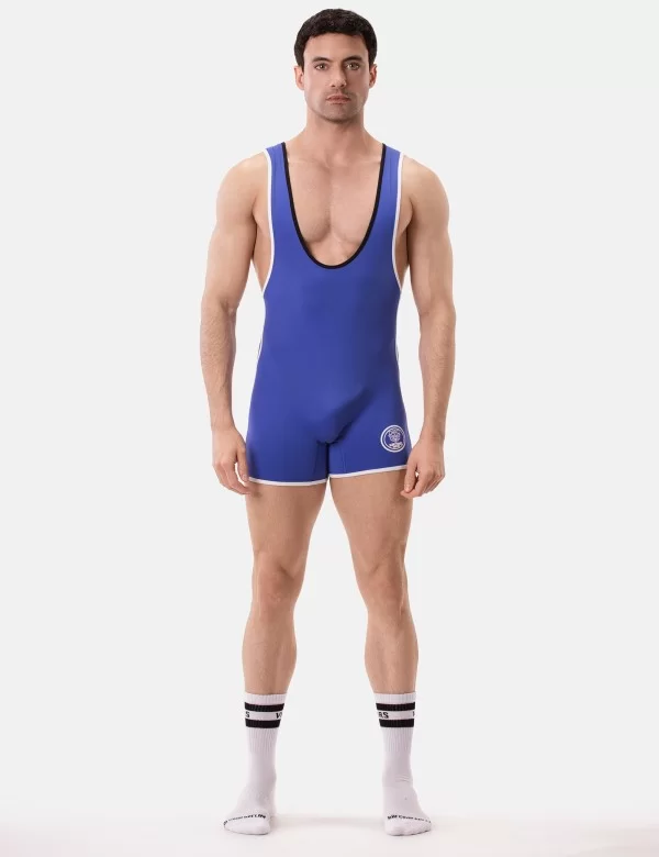 Singlet Allan - Royal-Black-White