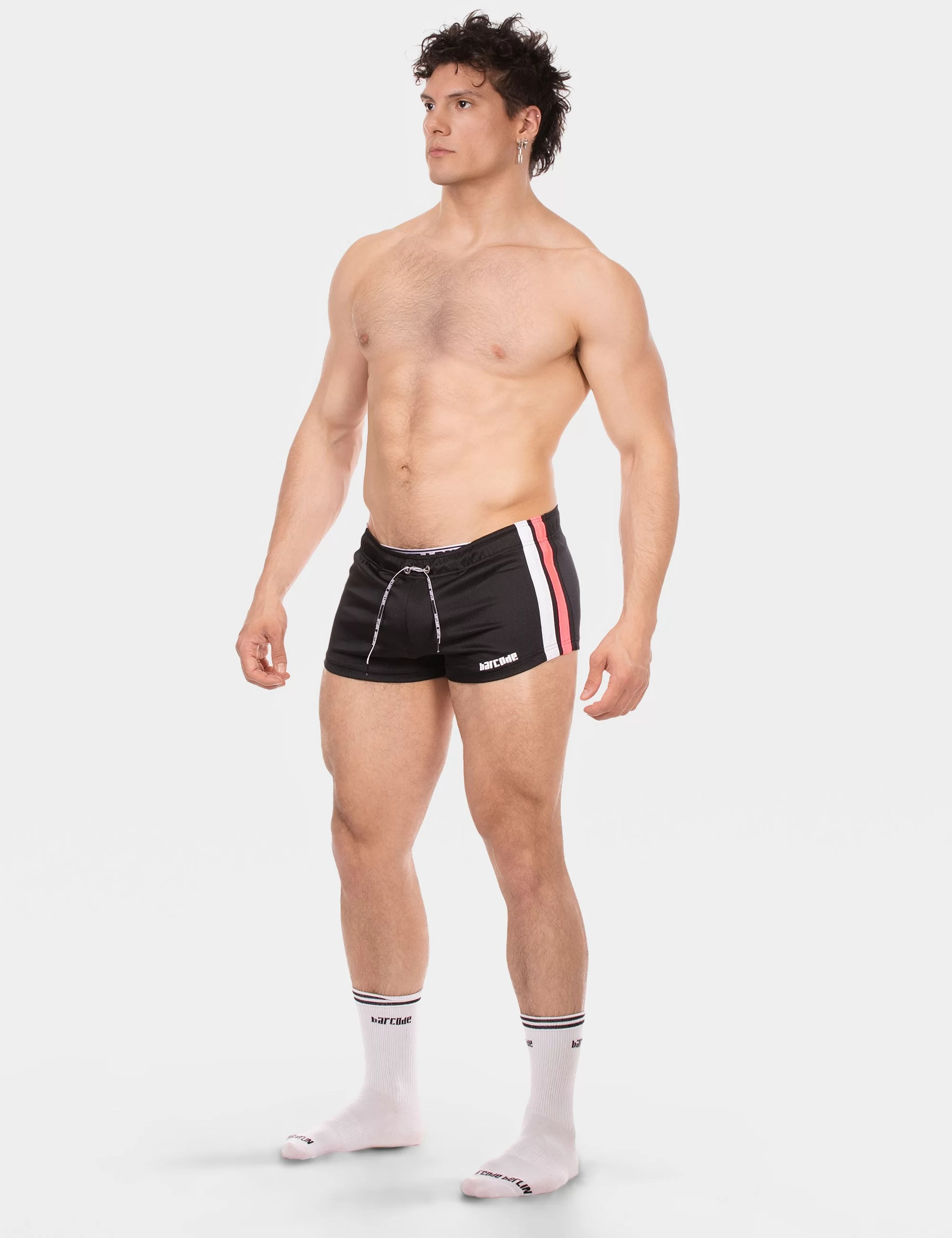 Short Timur - Black-White-Pink