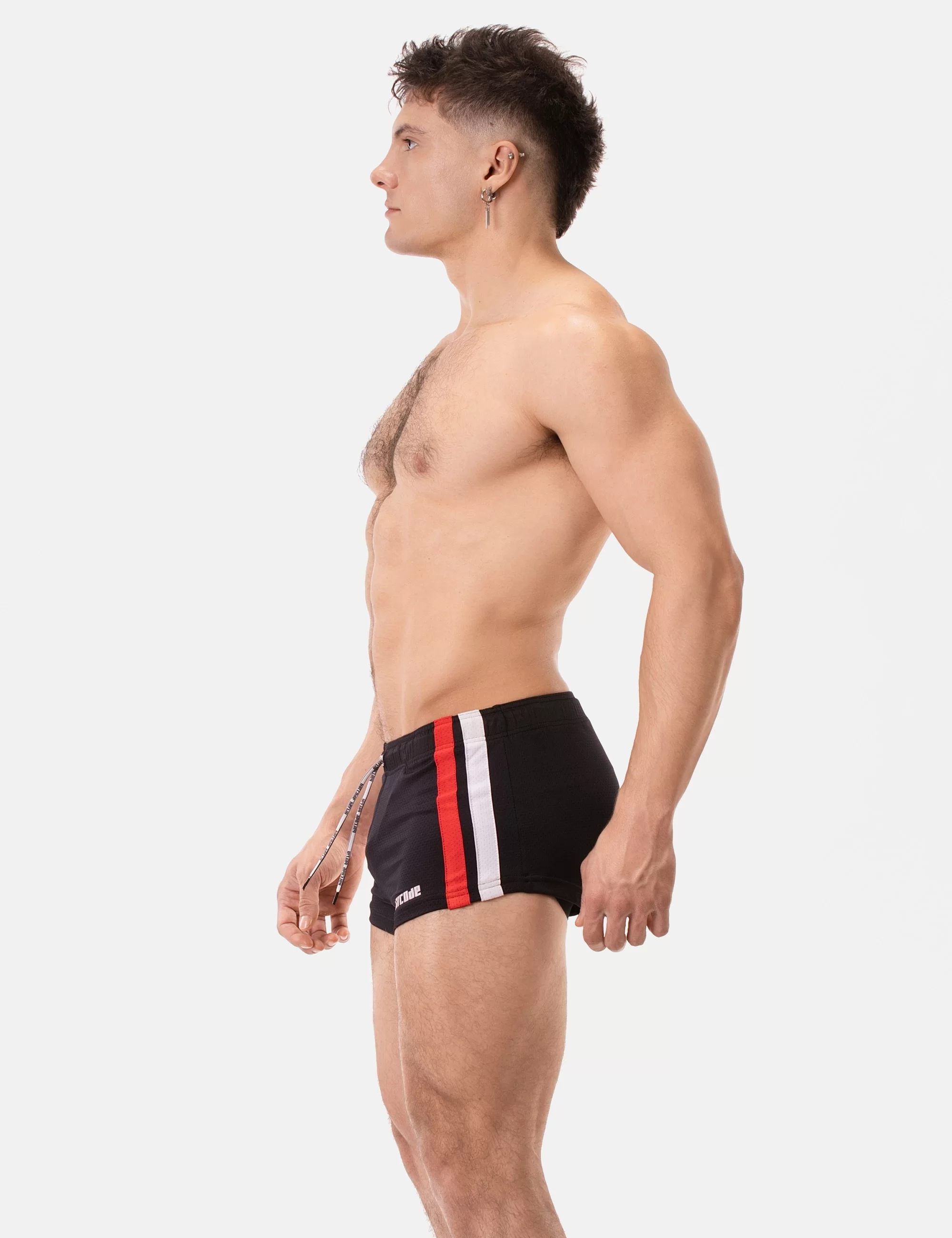 Short Timur - Black-Red-White
