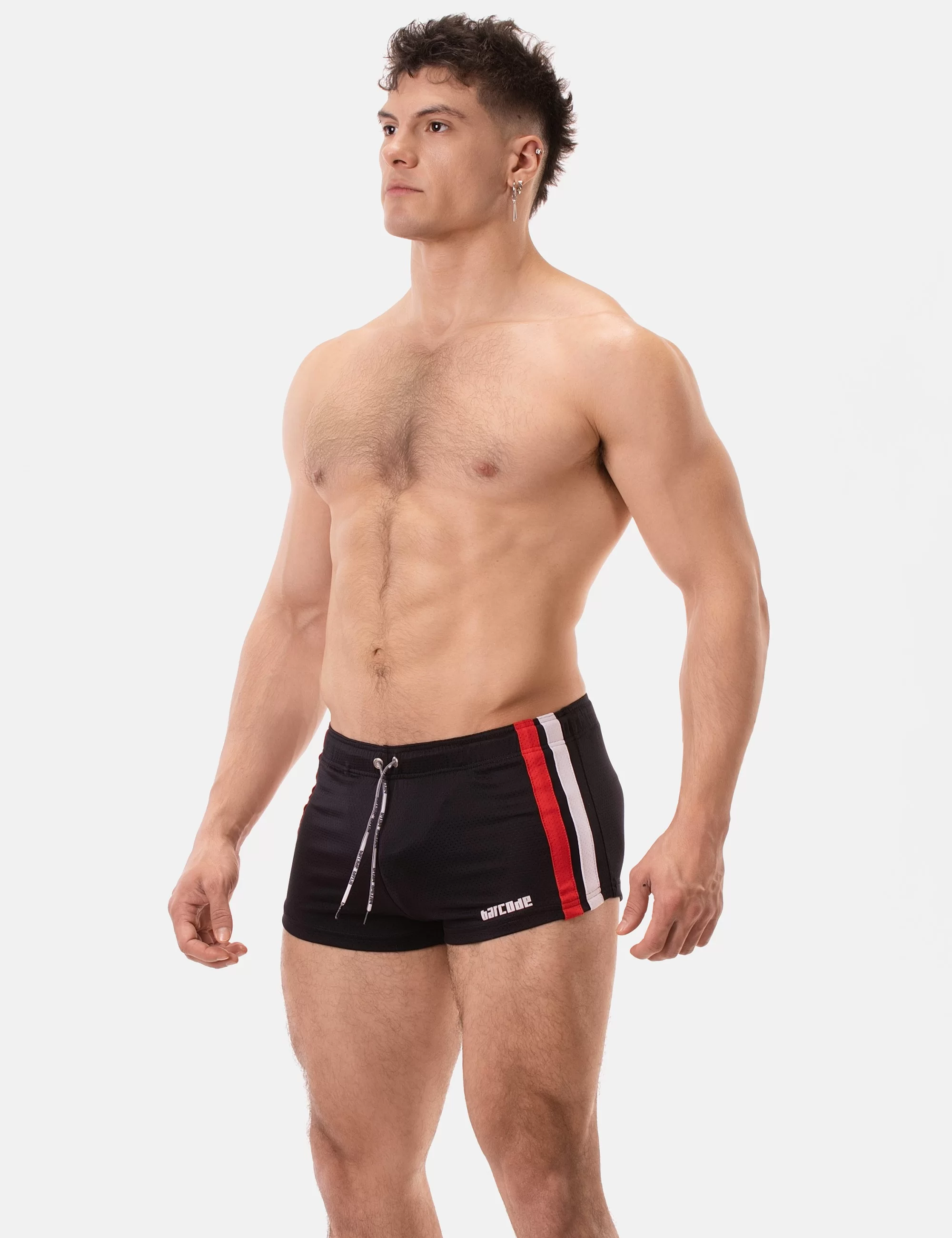 Short Timur - Black-Red-White