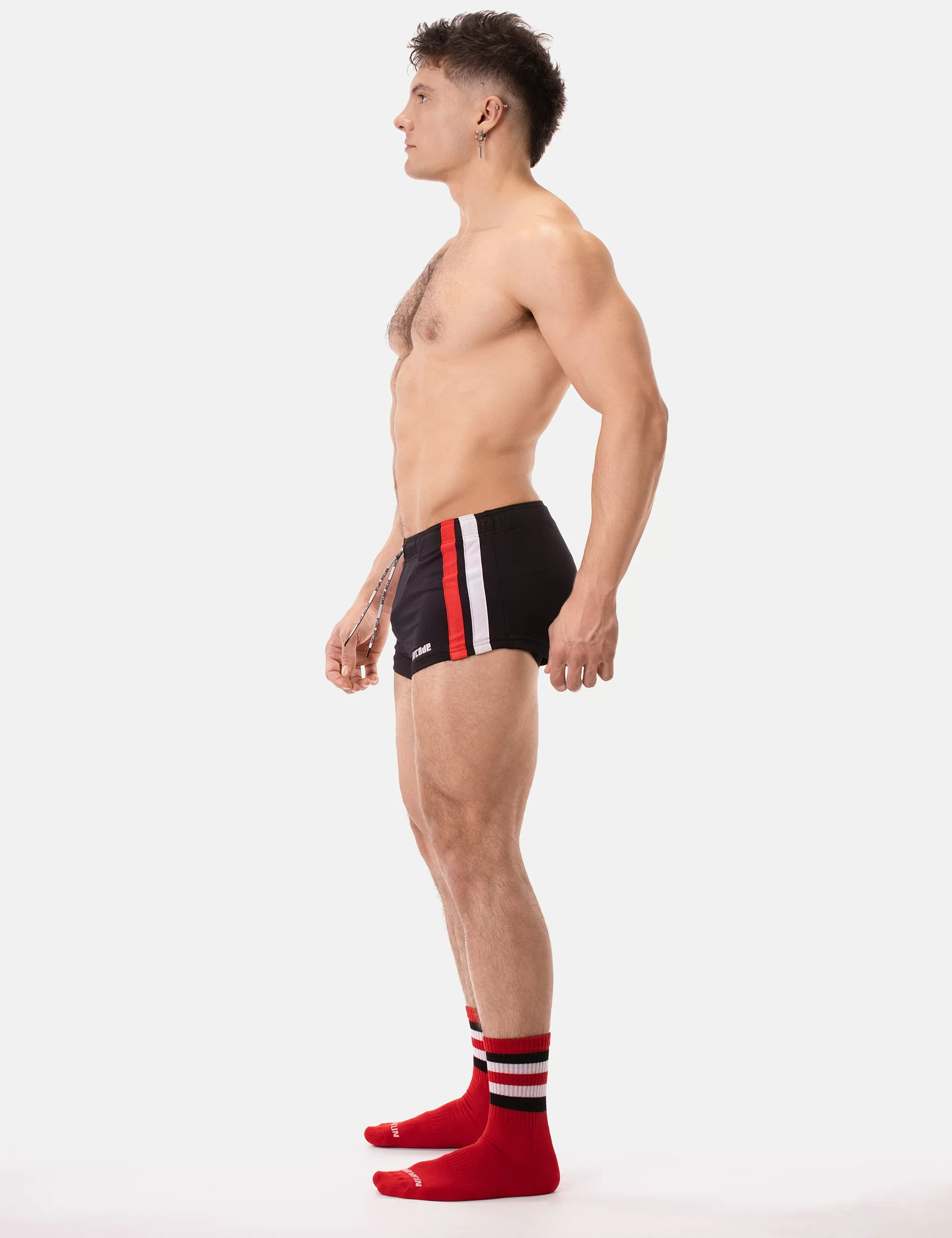 Short Timur - Black-Red-White