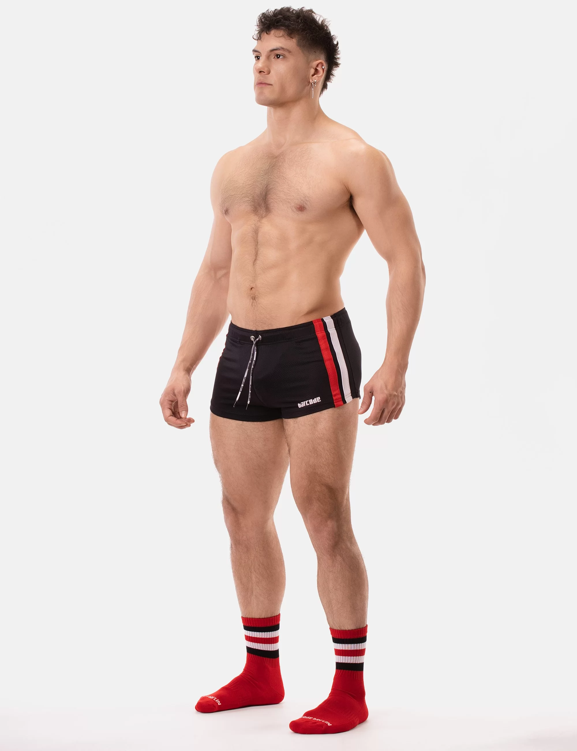 Short Timur - Black-Red-White