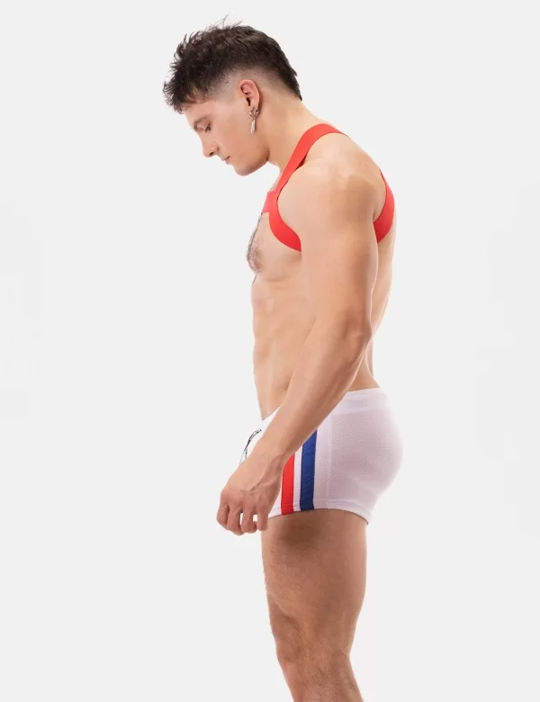 Short Timur - White-Red-Royal