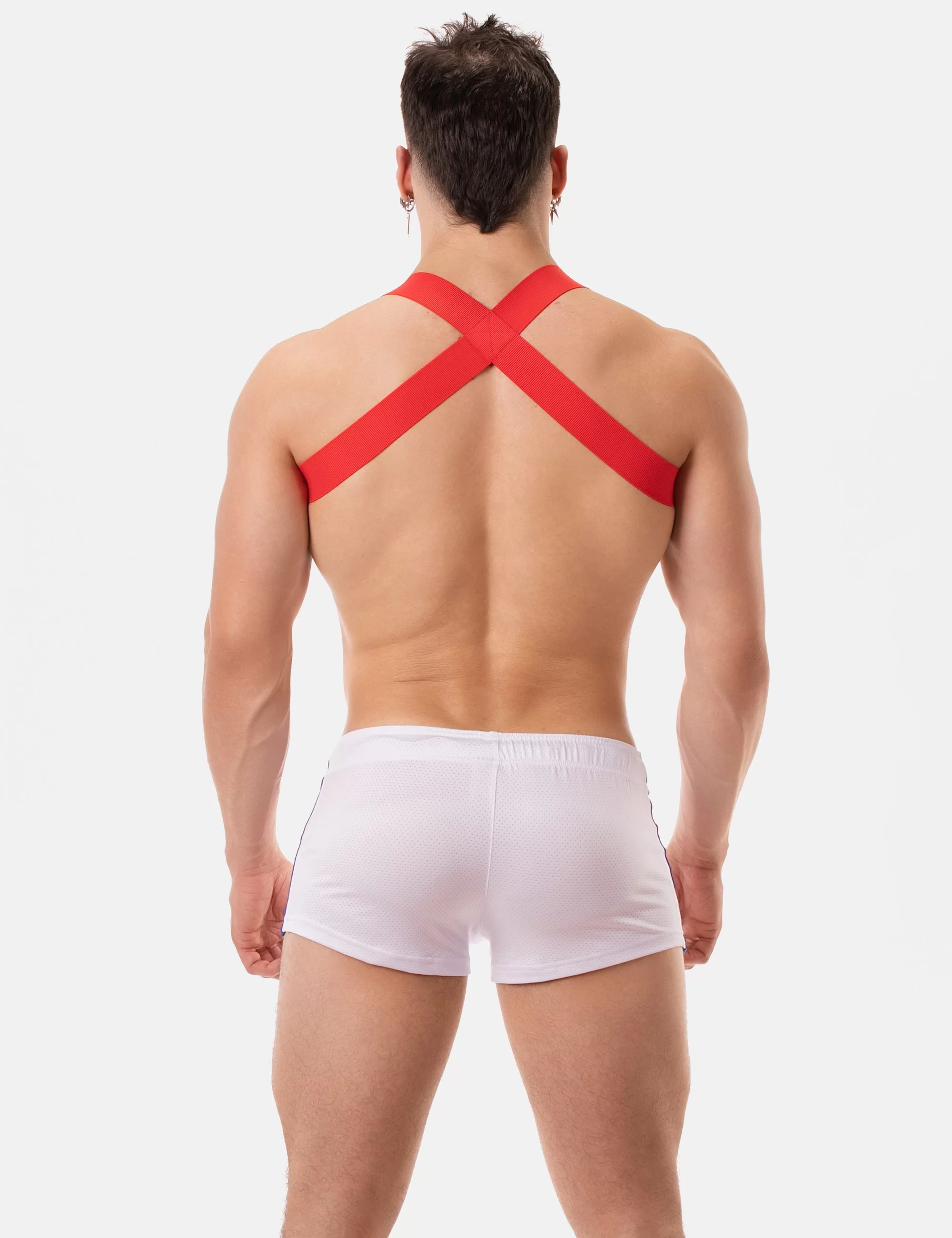 Short Timur - White-Red-Royal