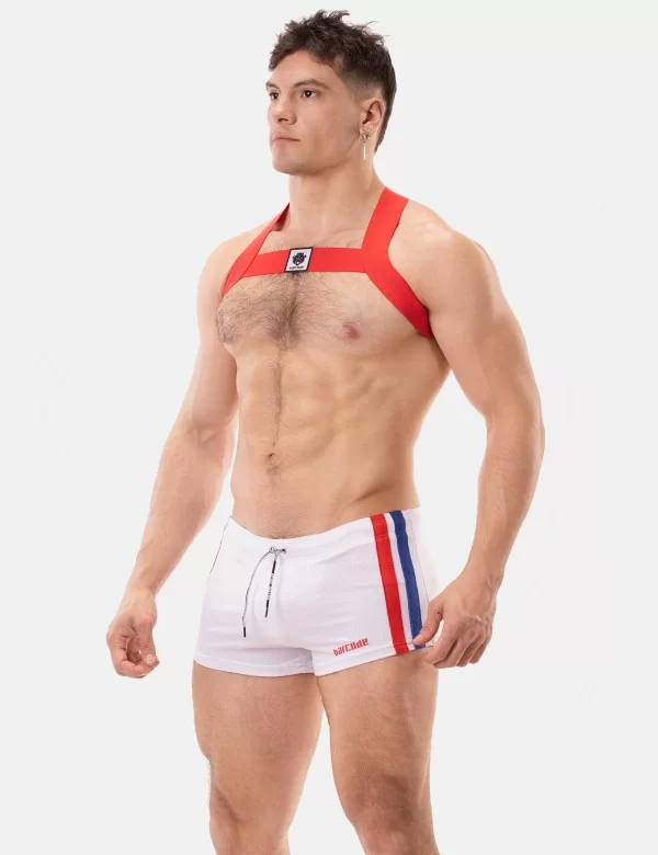 Short Timur - White-Red-Royal