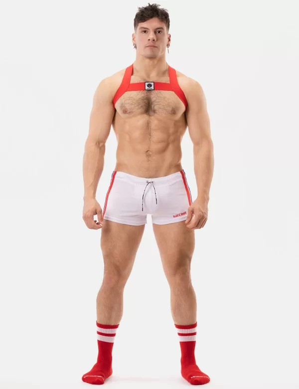 Short Timur - White-Red-Royal