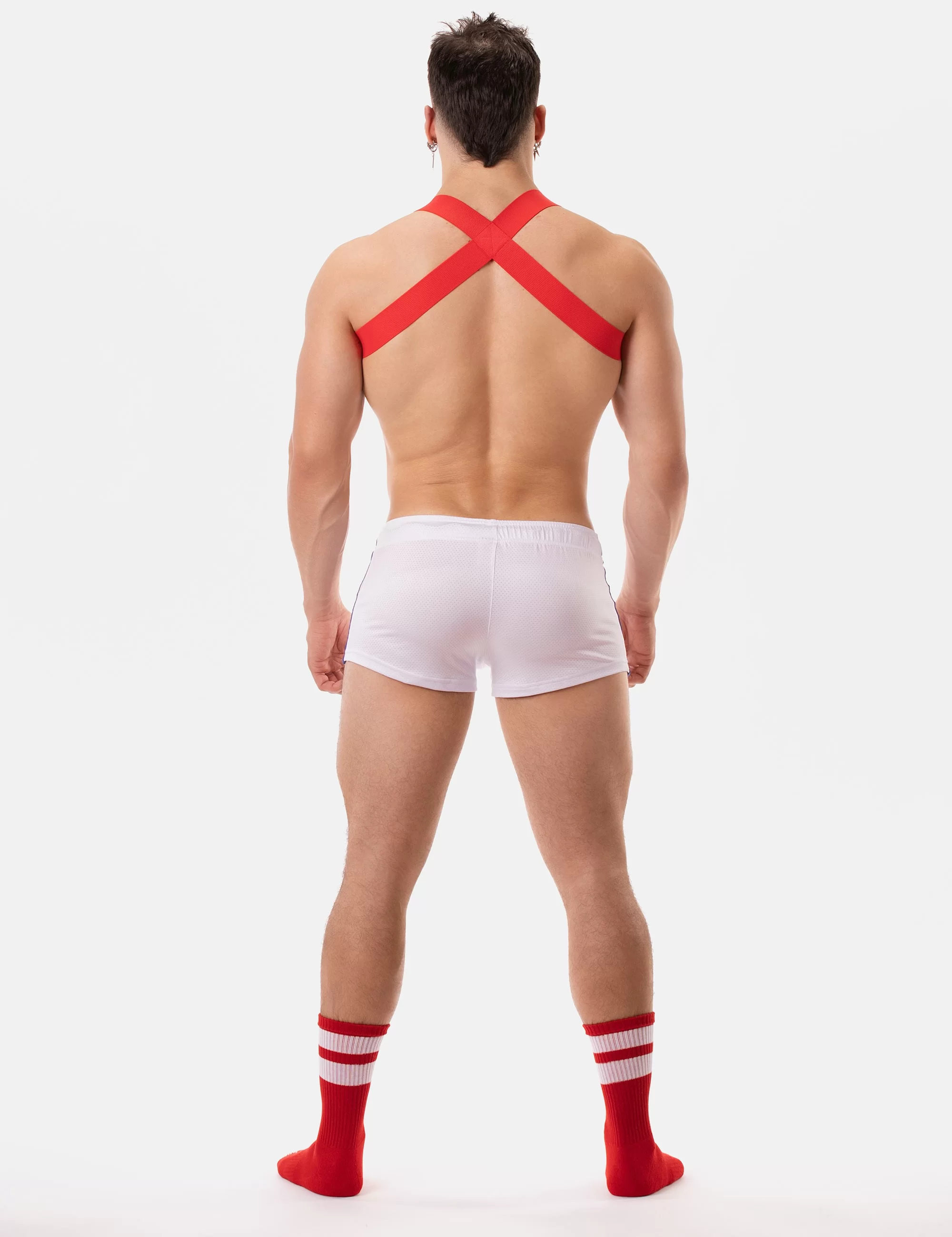 Short Timur - White-Red-Royal