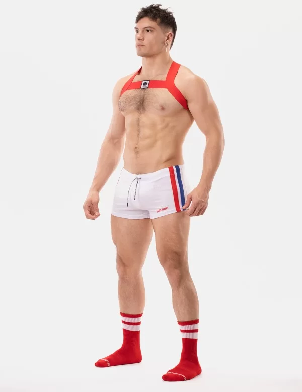 Short Timur - White-Red-Royal