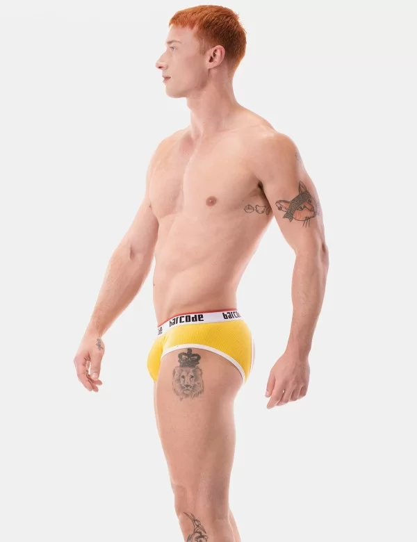 Backless Maxime - Yellow-White