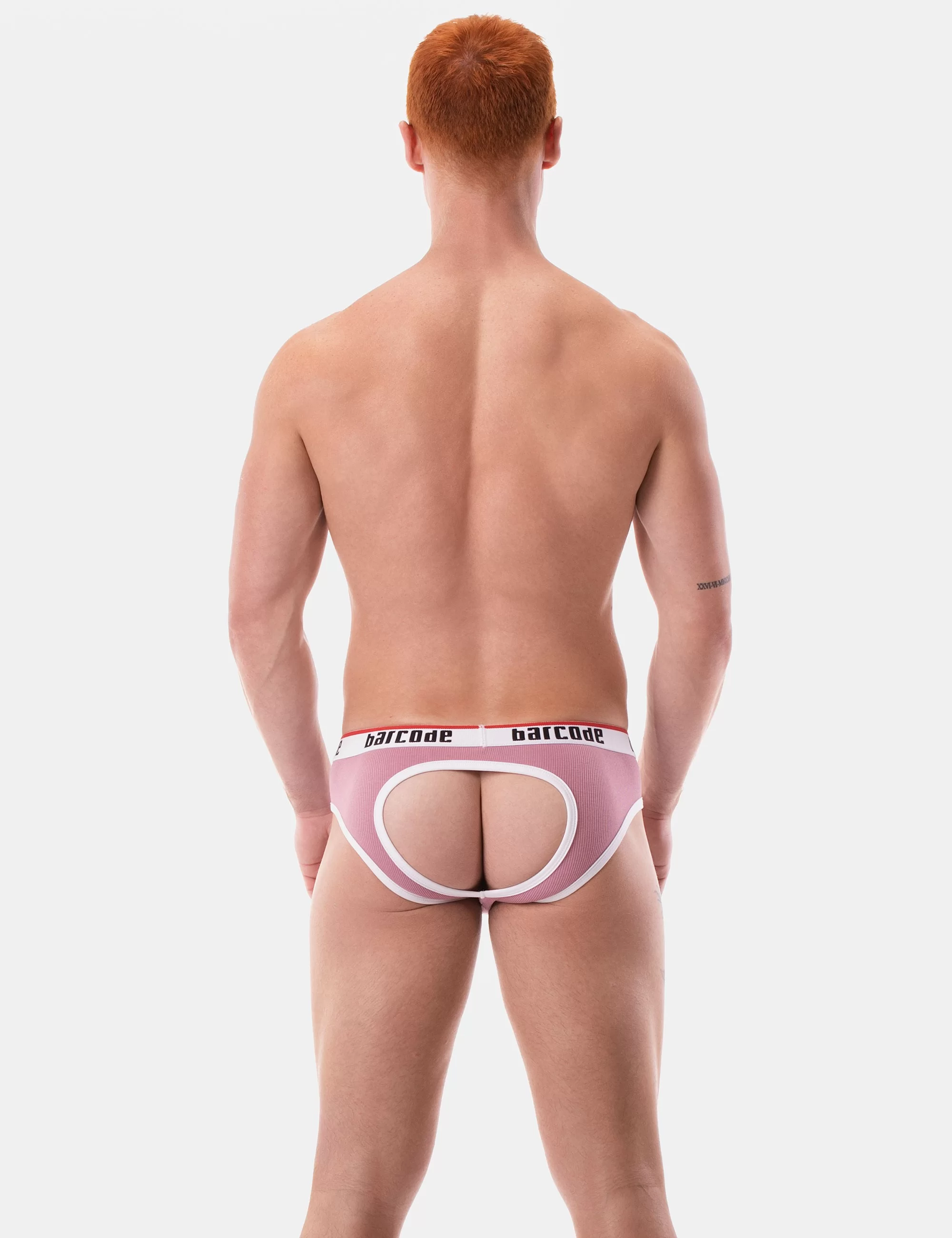 Backless Maxime - Brownishpurple-White