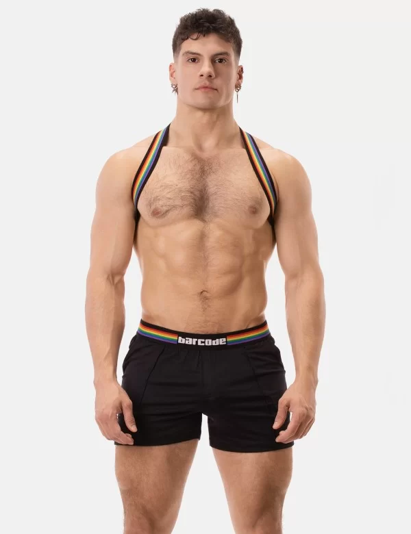 Barcode Pride Short - Black