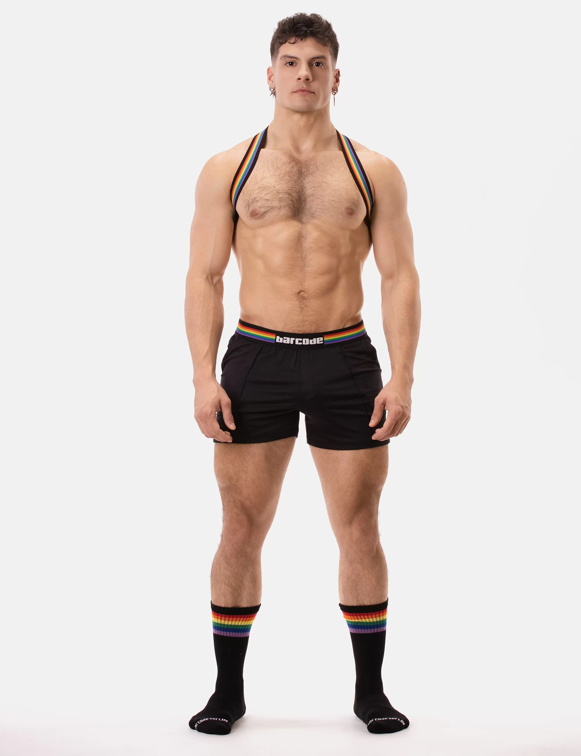 Barcode Pride Short - Black