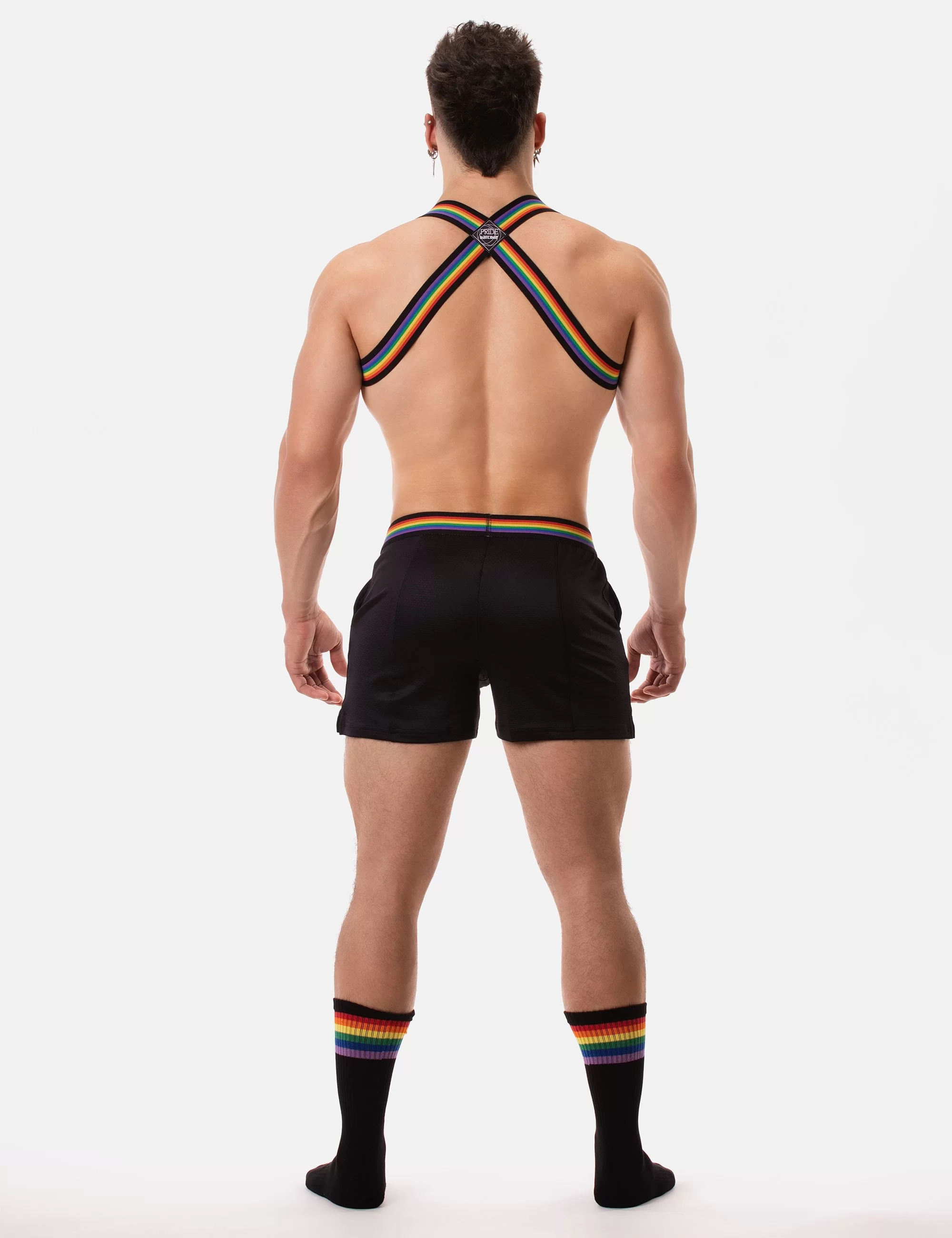 Barcode Pride Short - Black