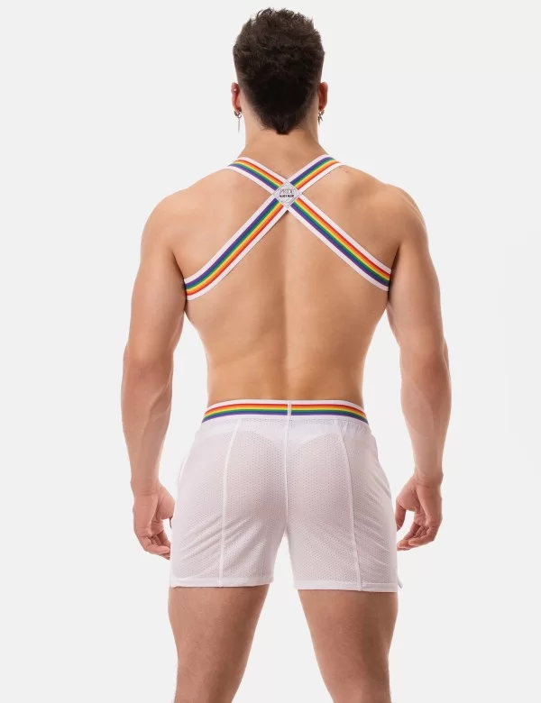 Barcode Pride Short - White