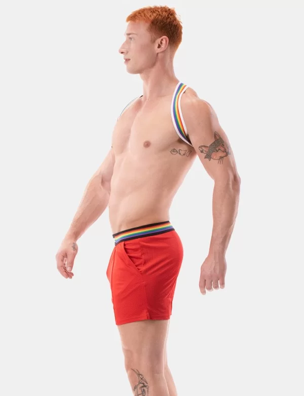 Barcode Pride Short - Red