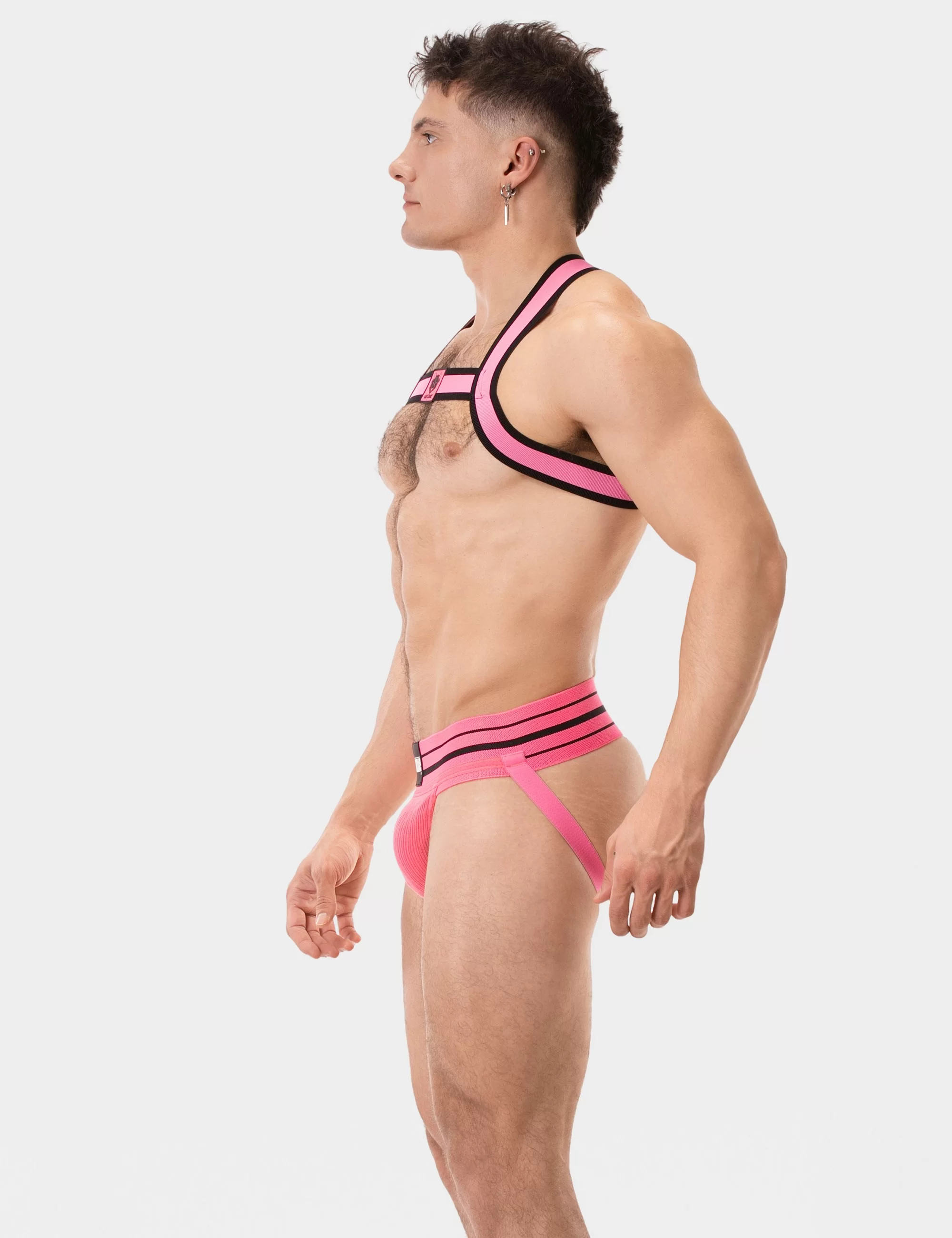 Harness Colin - Pink-Black