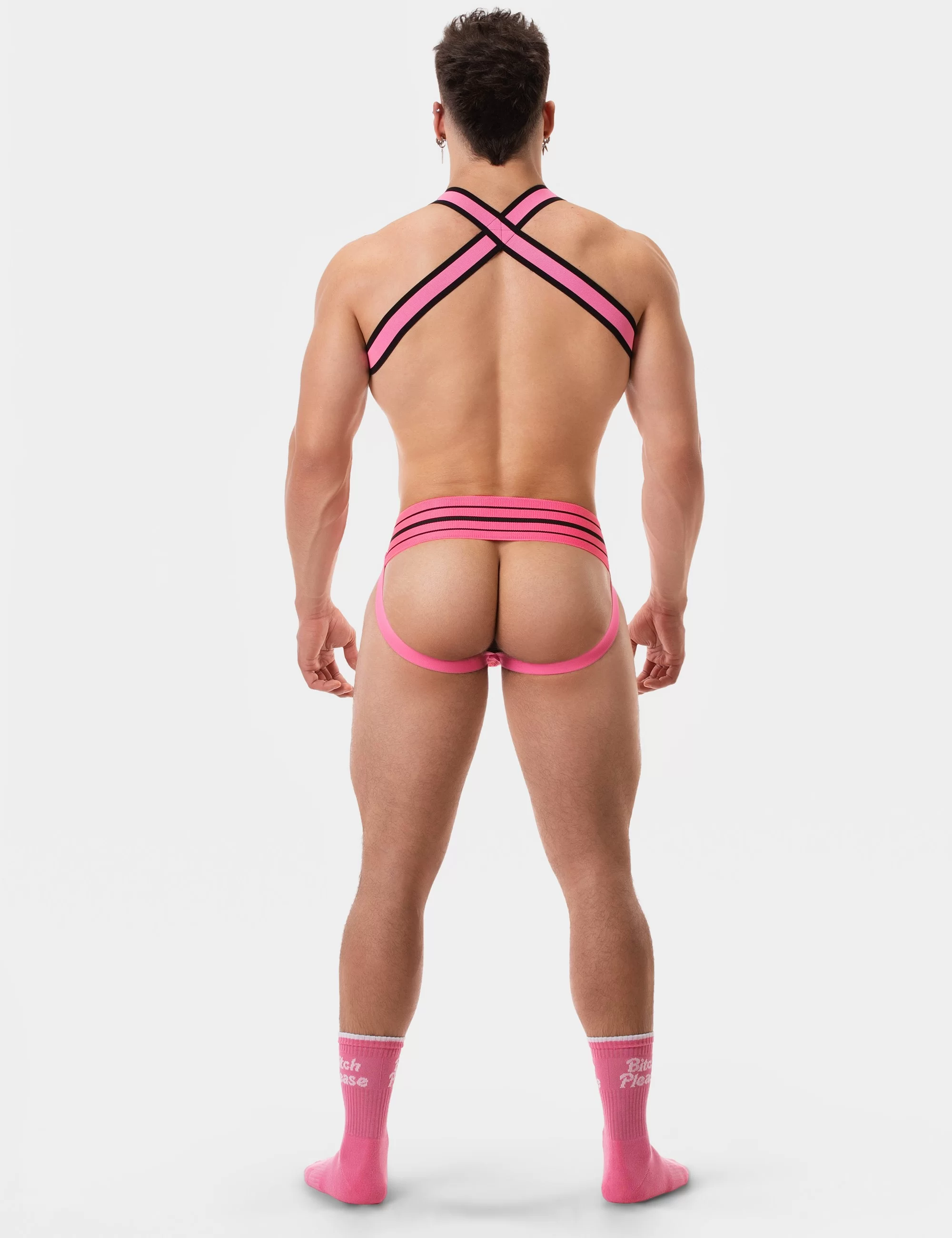 Harness Colin - Pink-Black