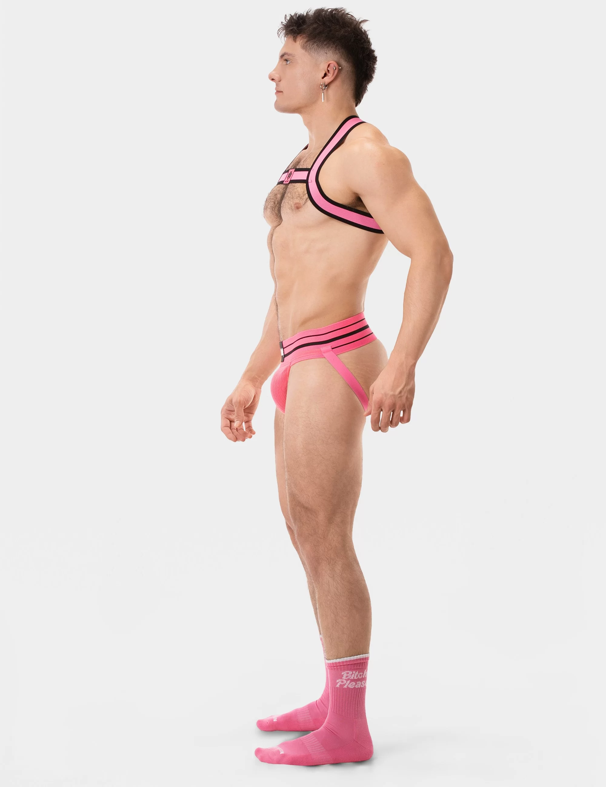 Harness Colin - Pink-Black