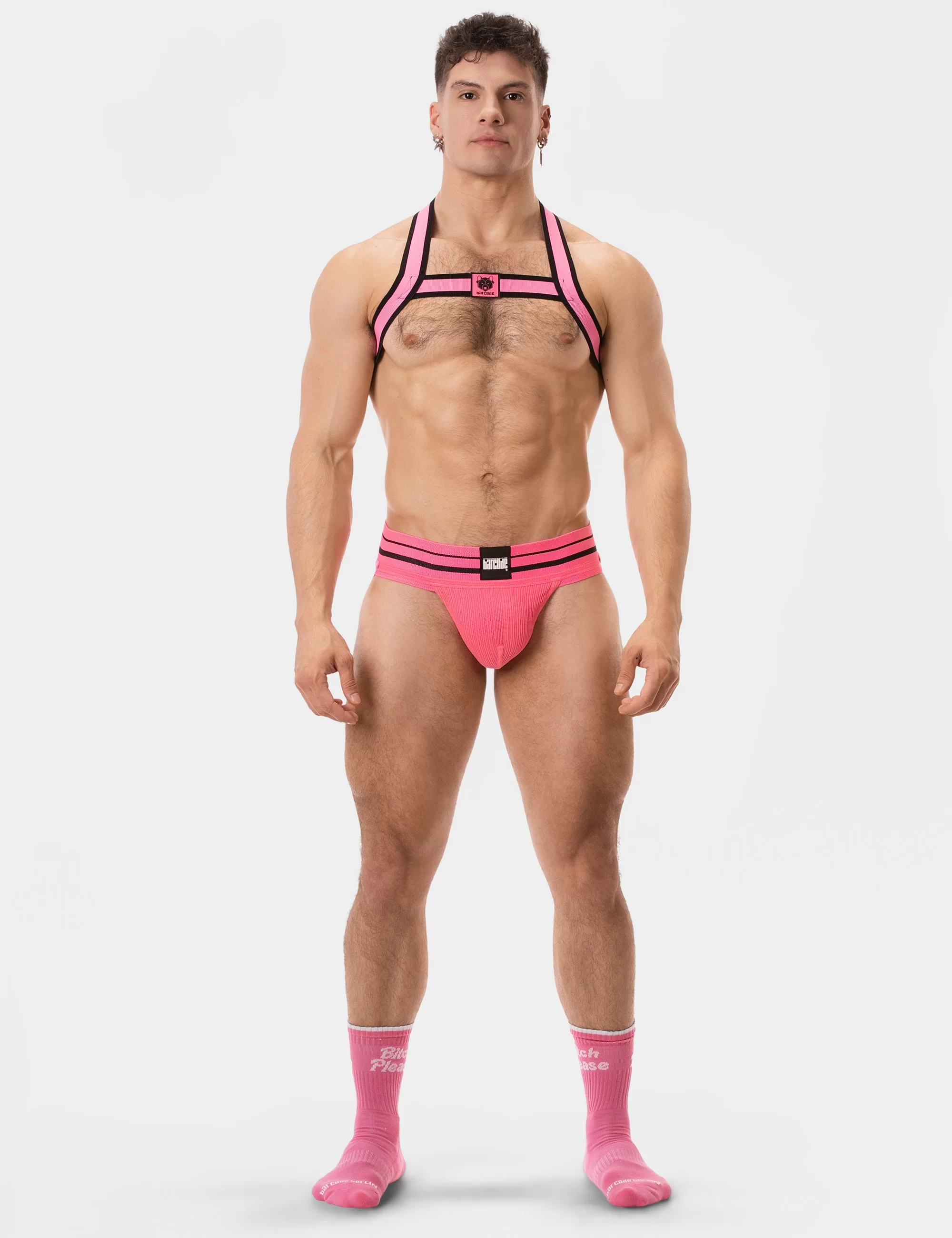 Harness Colin - Pink-Black