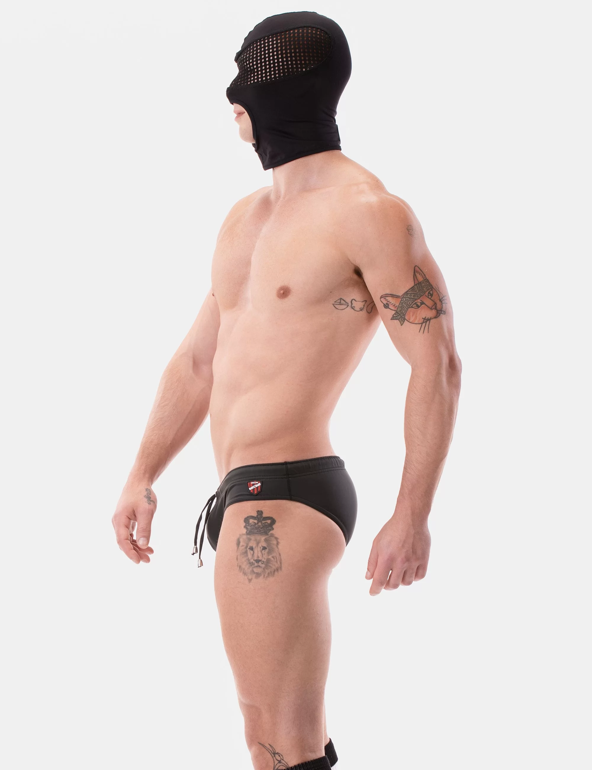 Mesh Eye Hood Troy - Black
