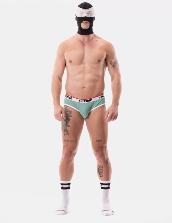 Mesh Eye Hood Troy - Black-White