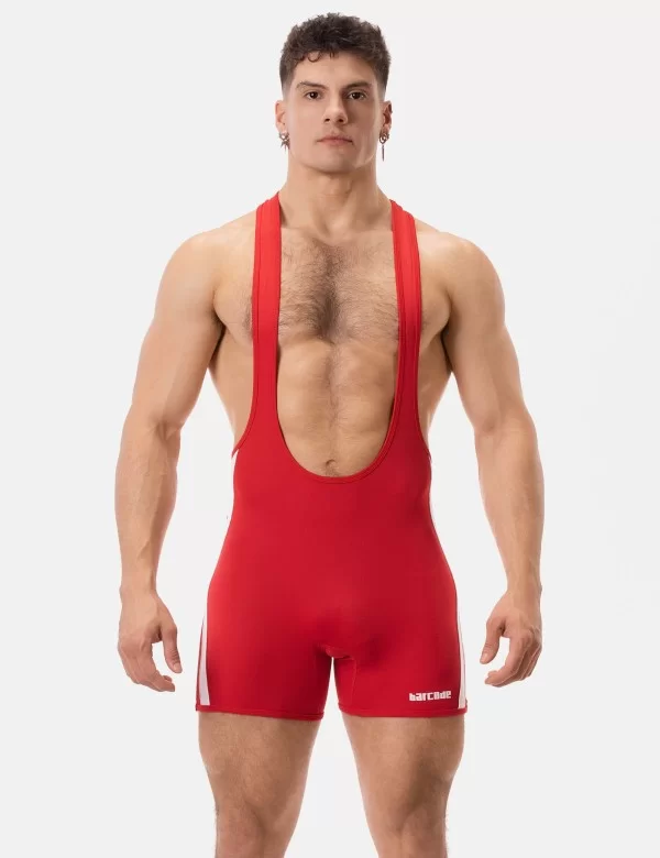 Backless Singlet Dastin - Red-White