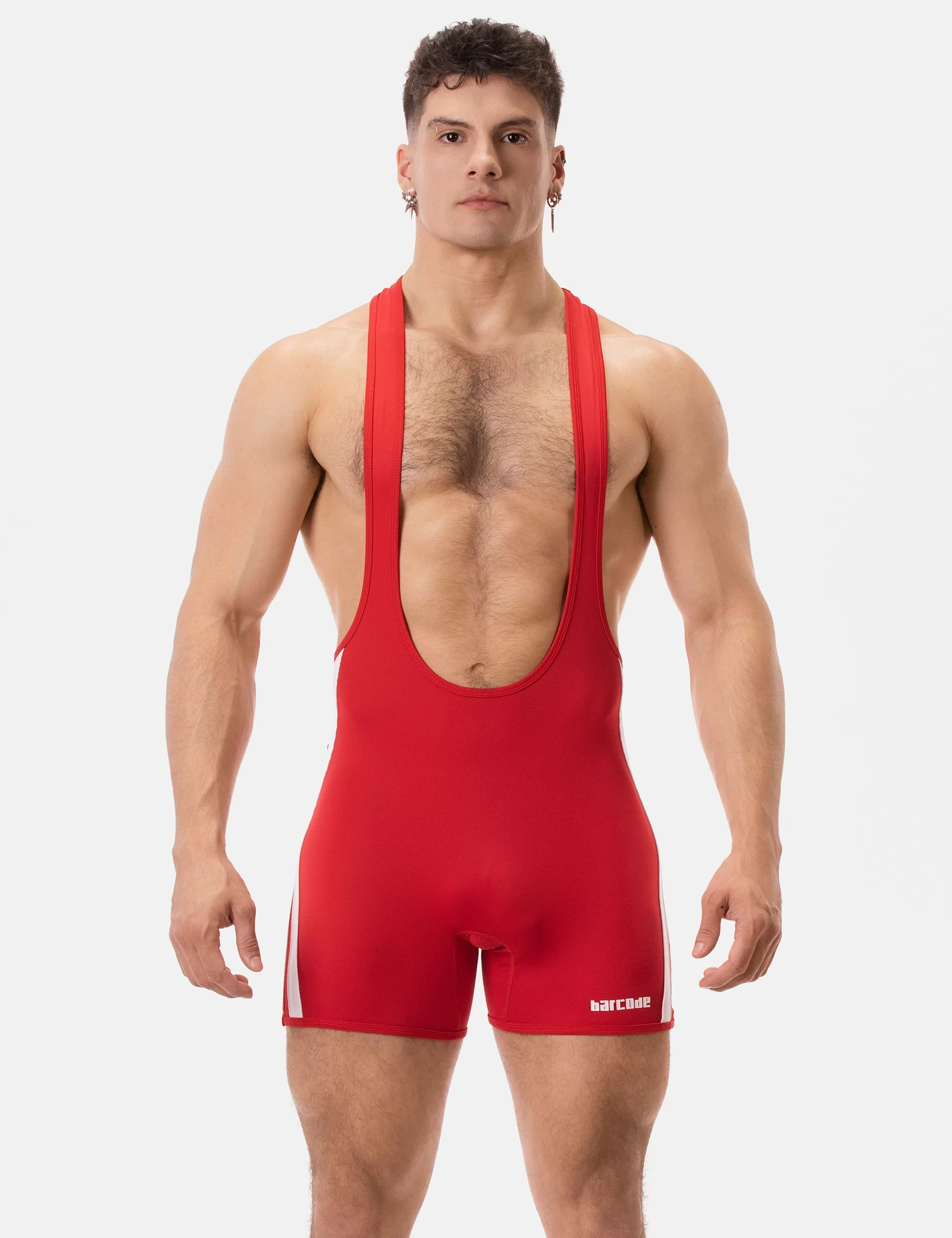Backless Singlet Dastin - Red-White