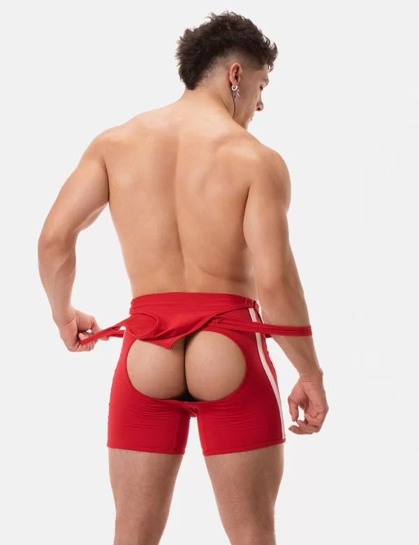 Backless Singlet Dastin - Red-White