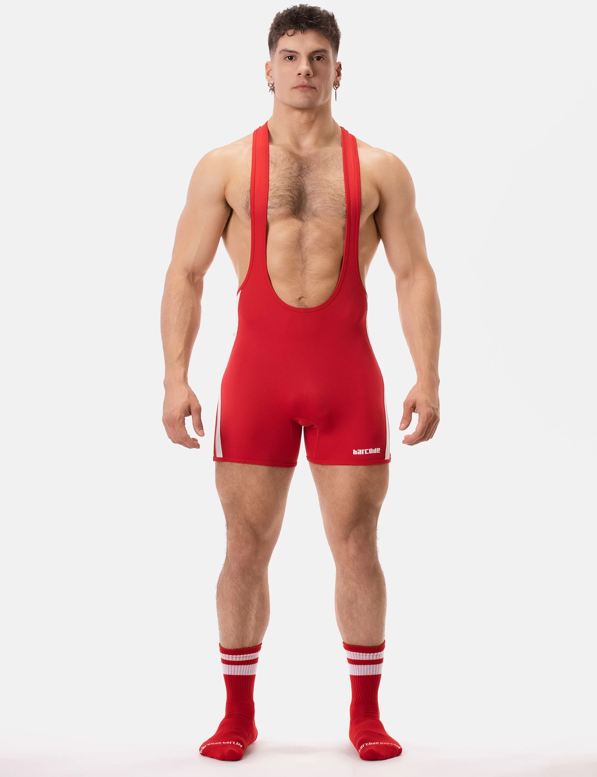 Backless Singlet Dastin - Red-White