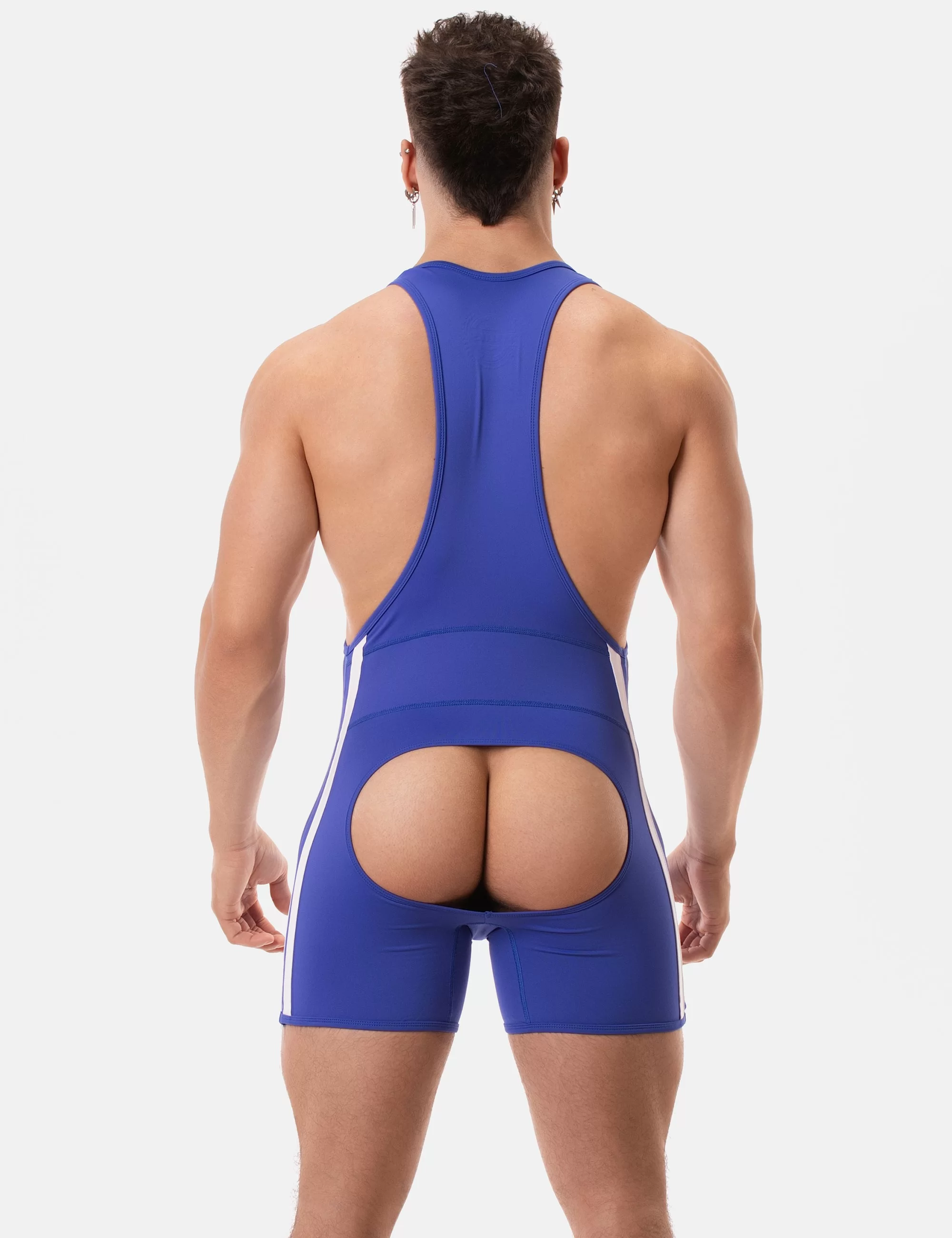 Backless Singlet Dastin - Royal-White