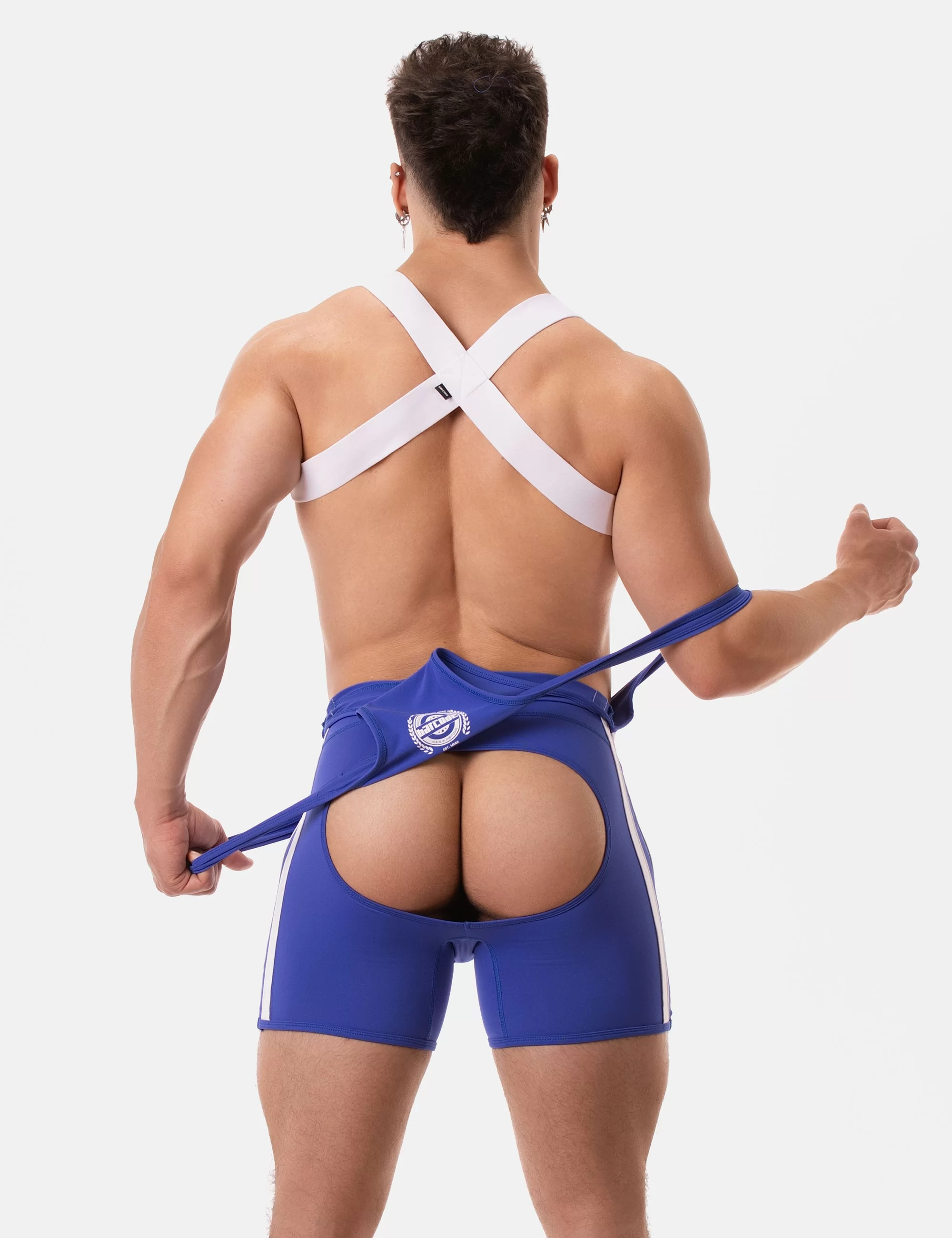 Backless Singlet Dastin - Royal-White