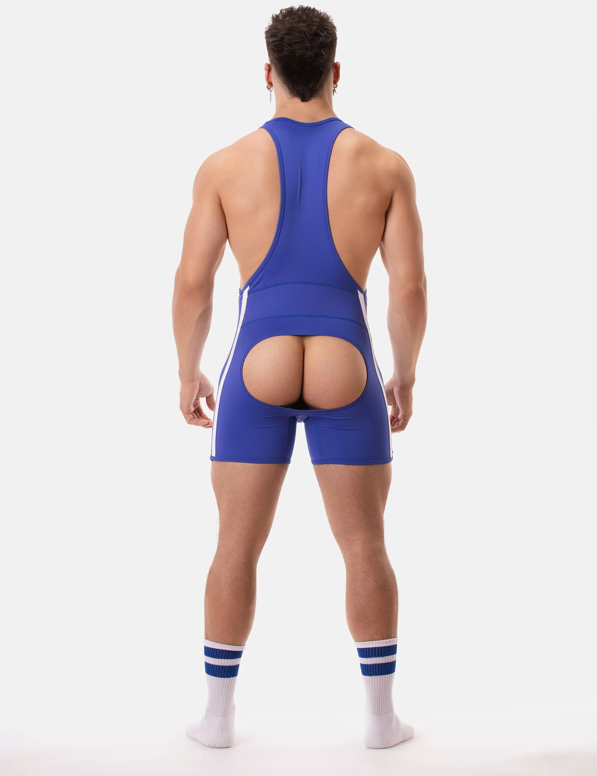 Backless Singlet Dastin - Royal-White