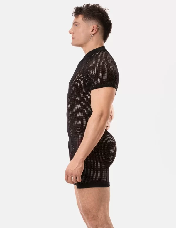 Mesh Union Suit Ruriko - Black