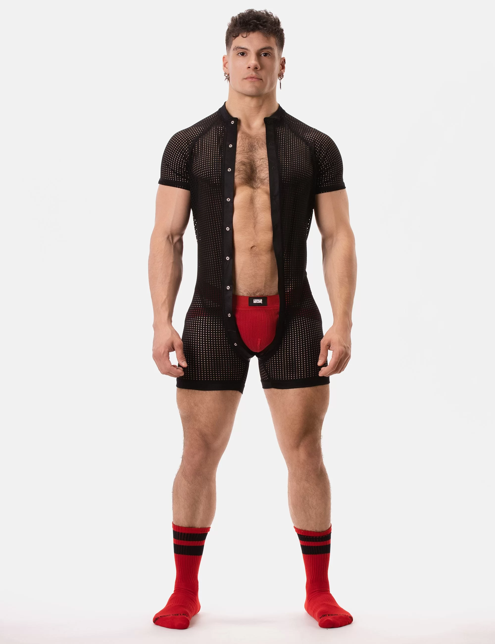 Mesh Union Suit Ruriko - Black